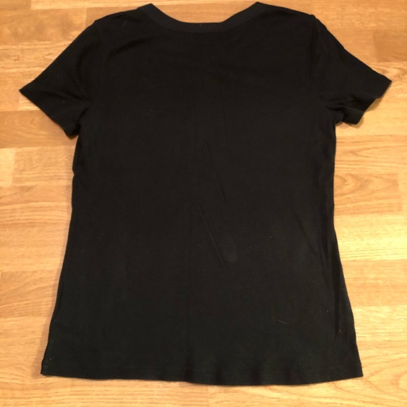 Black Ralph Lauren Short Sleeve Top - Picture 3 of 3